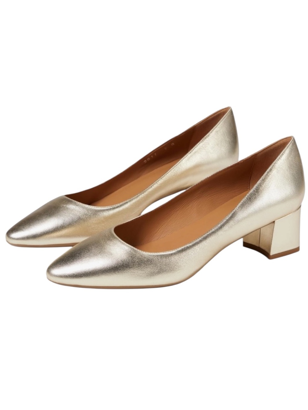 Aquatalia‎ Pasha Gold Metallic Pump Size 7